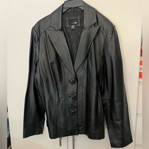 Vintage Y2K leather jacket